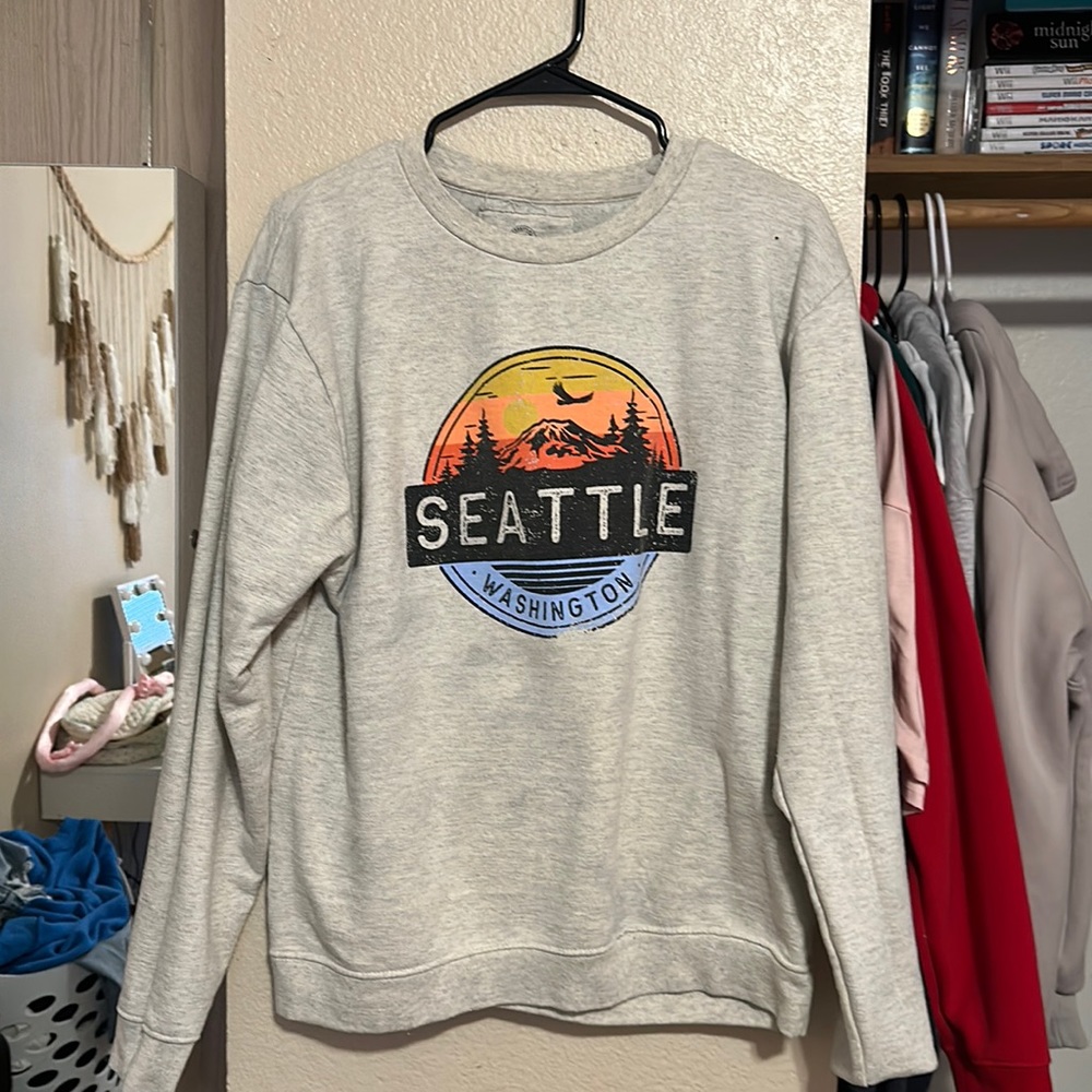 Seattle mercy sweatshirt, size L